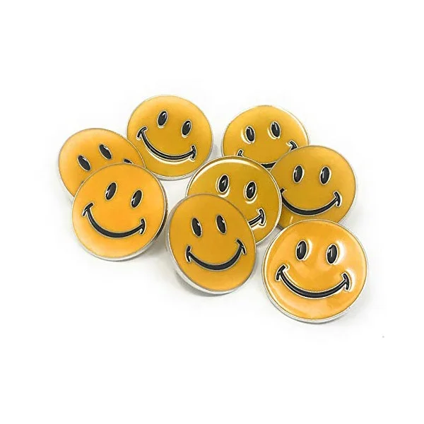 Pin Button Badge Ø38mm Smiley Face Smile Smiling Emo Emoticones Happy Face 