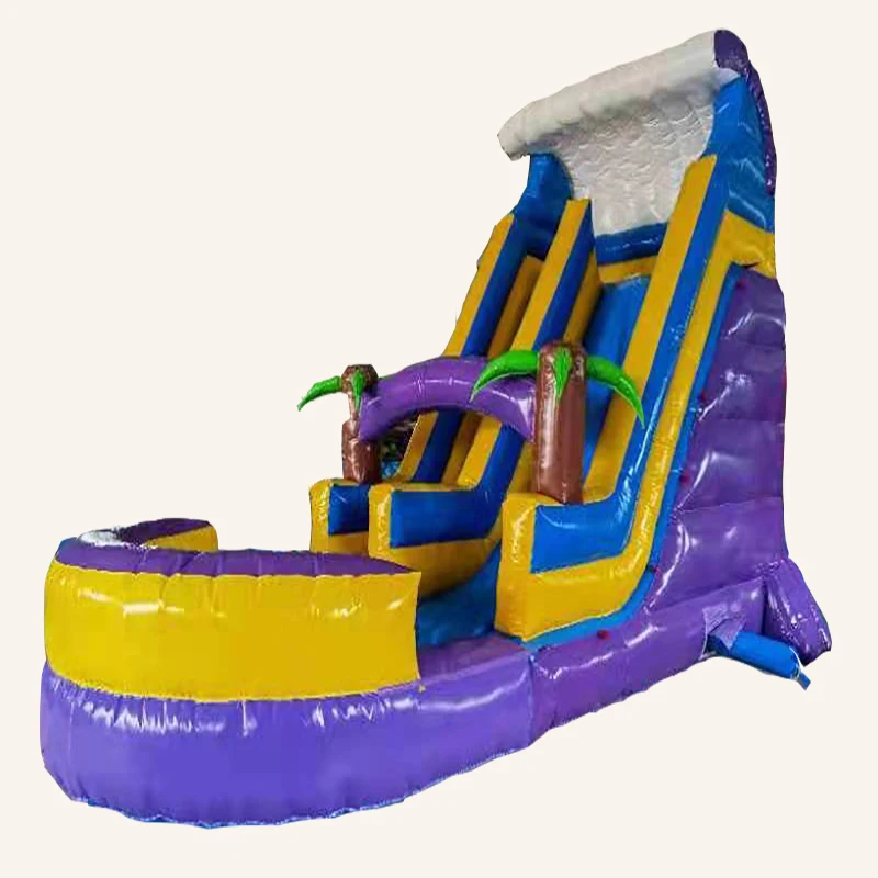 Распродажа, детский надувной прыгающий замок со слайдером, большая надувная горка для наружной крытой игровой площадки