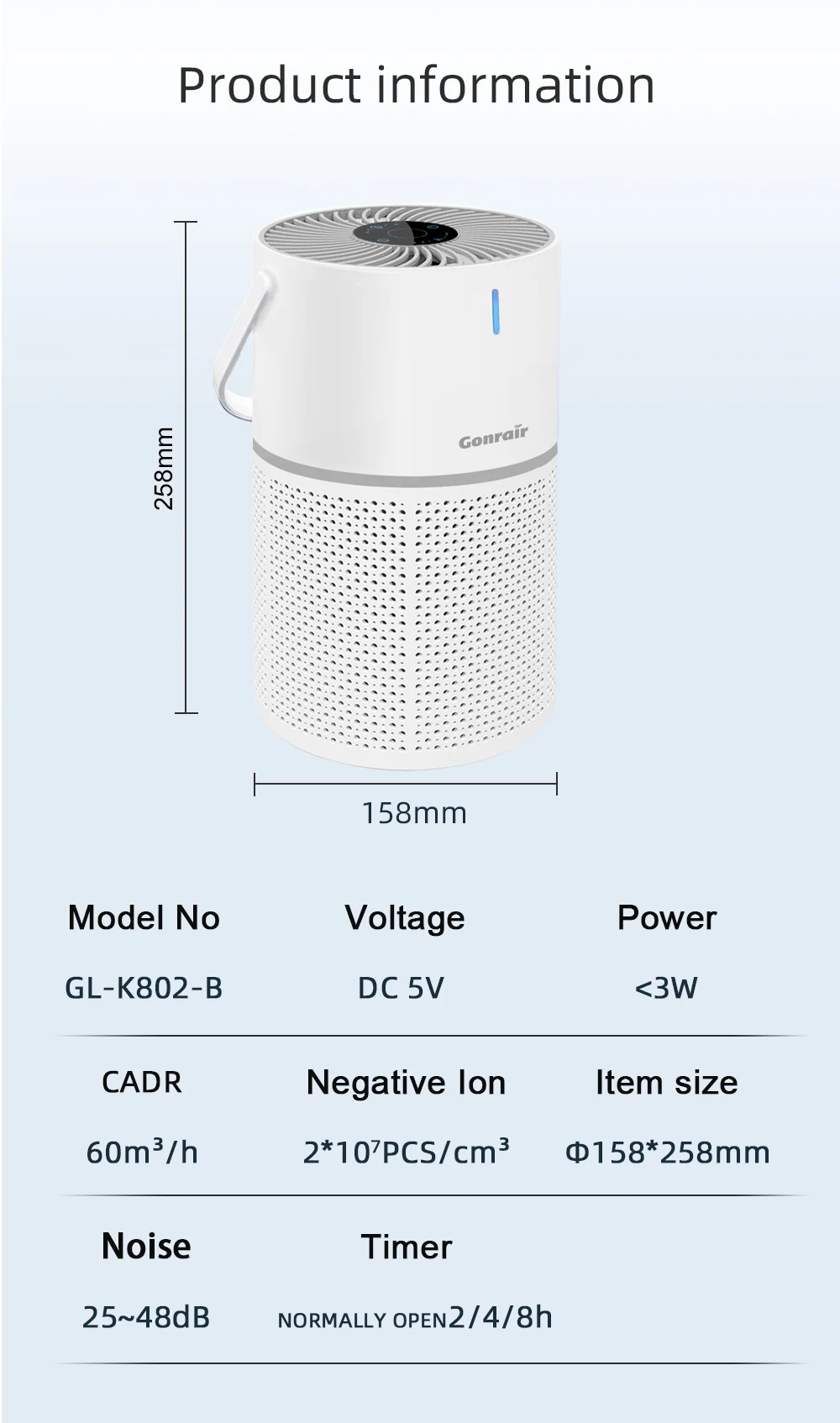 Best Priced Air Purifier Intelligent Air Cleaner Purifiers True Hepa