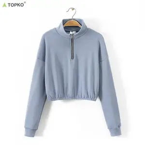 TOPKO Cheap Polyester Bubble Sleeve Cotton Long Sleeve Clothes Sexy Women