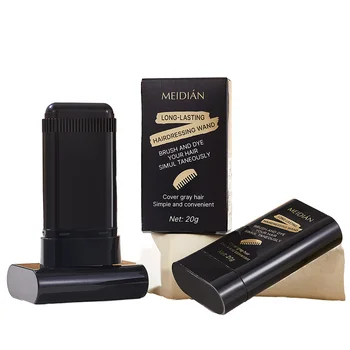 Vegan 3-Color Magic Hair Dye Stick Comb Temporary Long-Lasting Healthy Private Label Oil-Based Cream Wand Cover for Hair Care