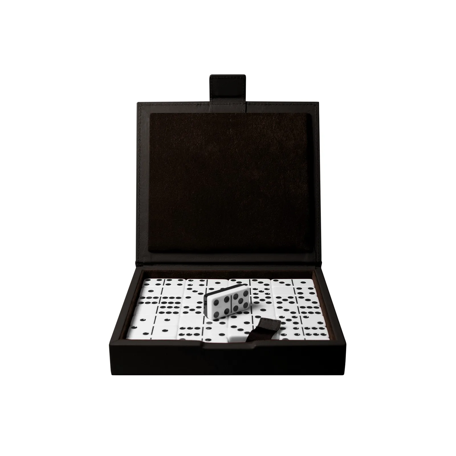 Magnetic Flap Closure Customize logo Empty Cases or Storage Boxes for Dominoes Sets