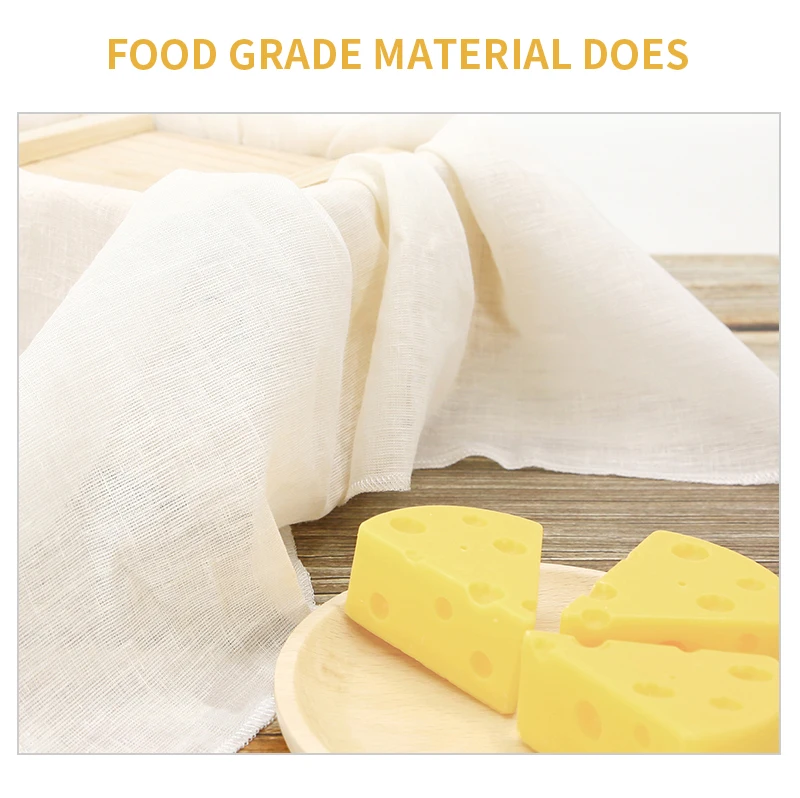 Grade 90 100 Muslin Cheese Cloth Bag Unbleached Pure Cotton Cheesecloth
