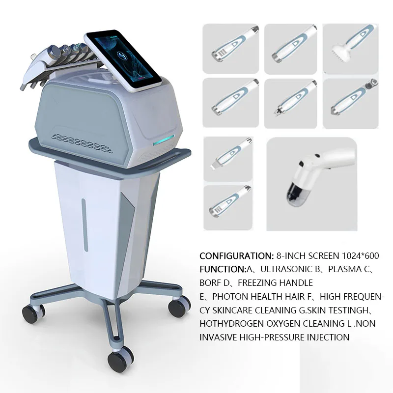 High Frequency Vibration Nourishing Import Essence Water Dermabrasion Facial Machine