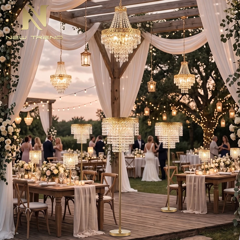 cpl-501 Commerciële 5 W draadloze kristallen centrumstuk – Oplaadbare LED-tafellamp met aanraakbediening voor evenementen en horeca