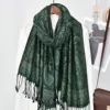 Dark Green Shawl