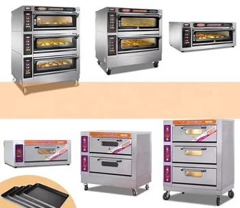 業務用ガス・電気ベーキングオーブン 1 2 3 デッキオーブン 220V/380V
