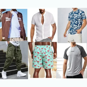 Vetements Shop bulk clothes big bale Online Bundle Wholesale Men clothes T shirt Bulk Bales