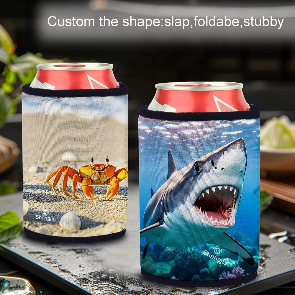 Skinny Can Cooler Sublimation Custom Personalized Beer Sleeves Drink Can Coozies Insulated manufacture