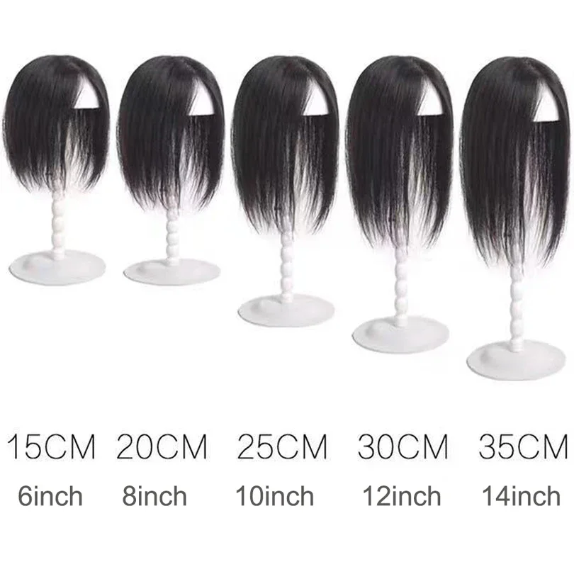 Silk base echthaar topper met 4 clips voor dames golvend_voghion.com