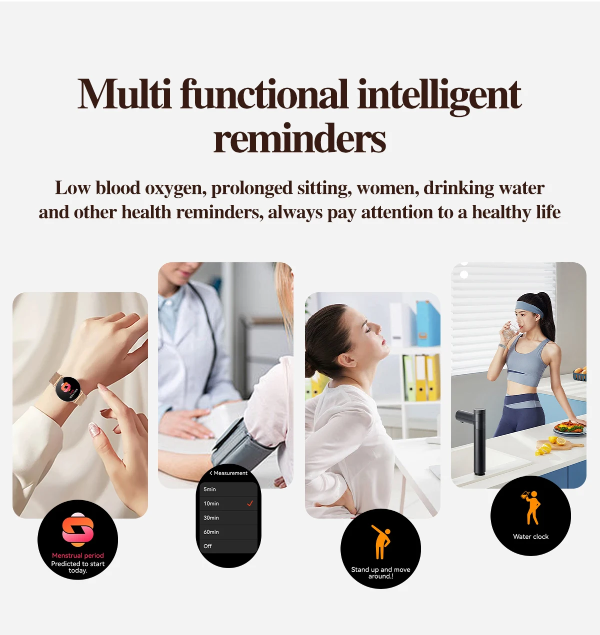  H06 Smart Watch 2026 Heart Rate Monitoring Women's Health Exercise Monitoring Fitness Tracker Smart Watch for Ladies