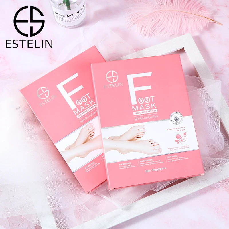 Professional ESTELIN Foot Care Mask Rose Nourishing Foot Mask