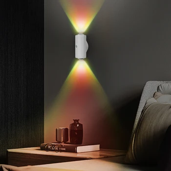 1500mAh Battery Capacity Rechargeable Motion SensorInduction Atmosphere Light Bedroom Decoration Ambient Night Light RGB