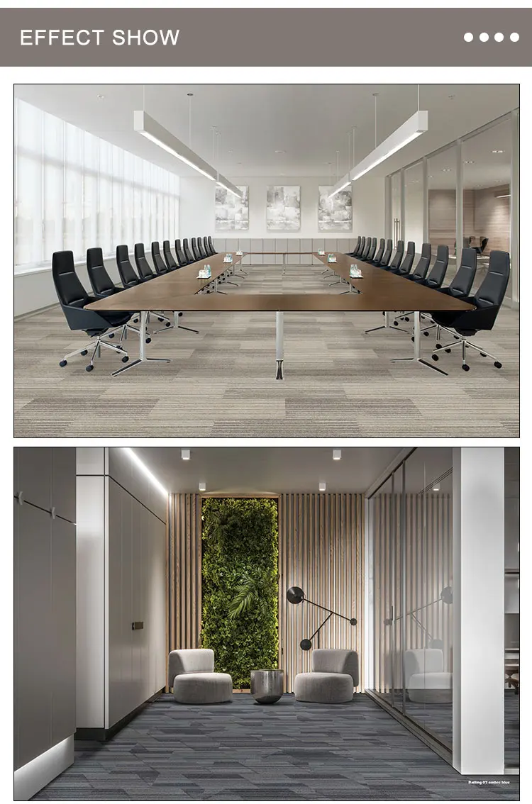 Luxury Commercial Tile Carpet Hotel Nylon Modular Interlocking Floor Carpet Tiles for Office Adult Modern Carpet details