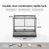 Double Door Metallic Silver - 60*45*49