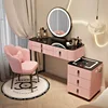 100 fans glass round mirror petal chair