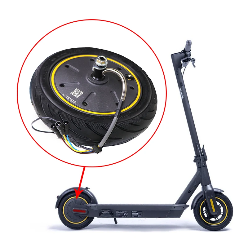 Nuevo modelo Stock UE Motor de buje 350 W para patinete Ninebot Max G30 Motor eléctrico Piezas de repuesto para rueda de 10 pulgadas Accesorios para patinete