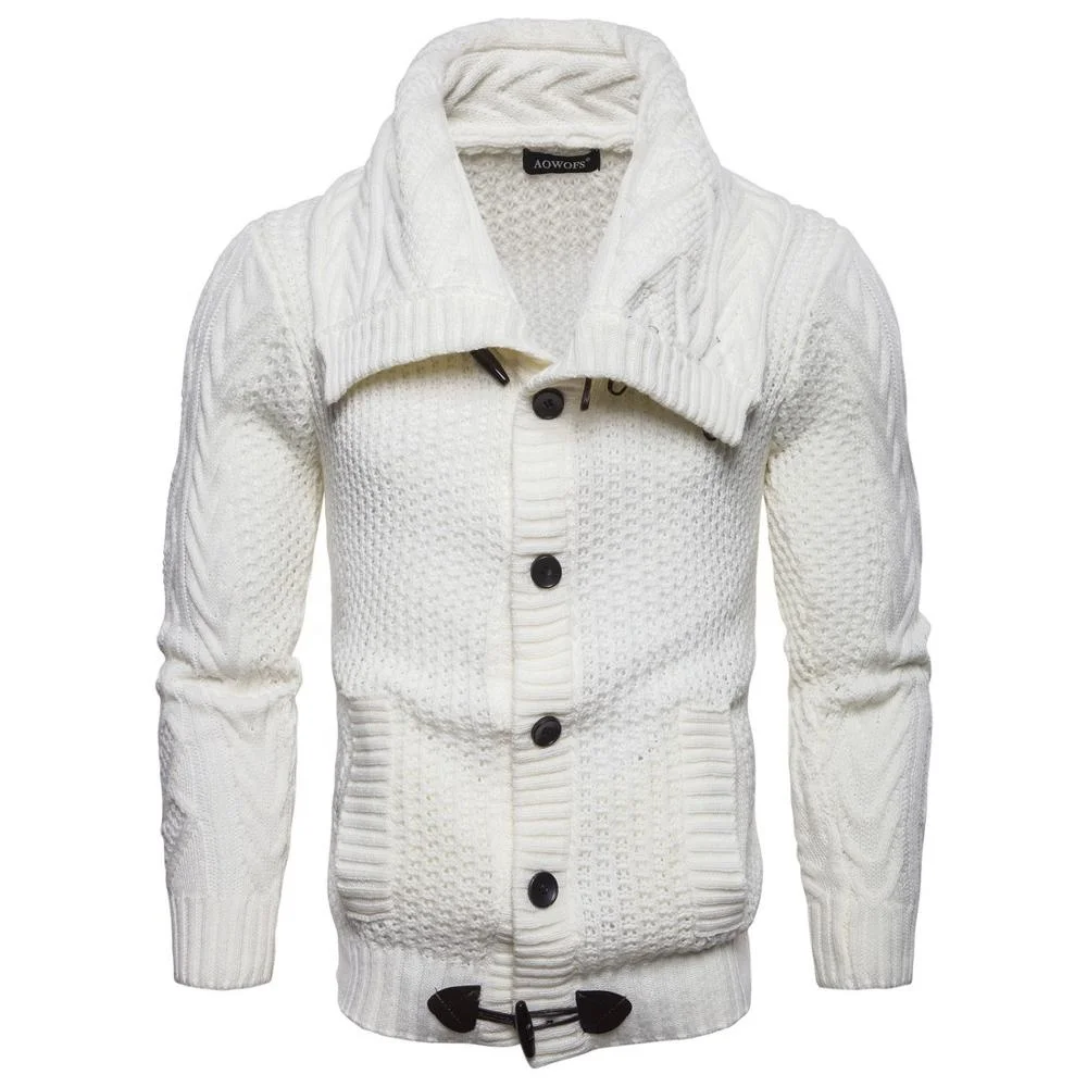 Suéter casual de manga larga de cuello redondo para hombre - PEERUS -