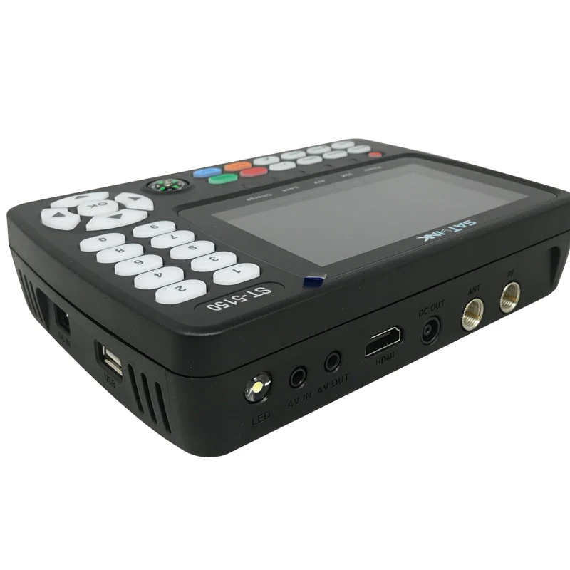 SATLINK ST-5150 DVB-S2/T2/C COMBO Satellite Finder Meter H.265 HEVC MPEG-4 QPSK 8PSK 16APSK SATELLITE TV RECEIVER ST-5155