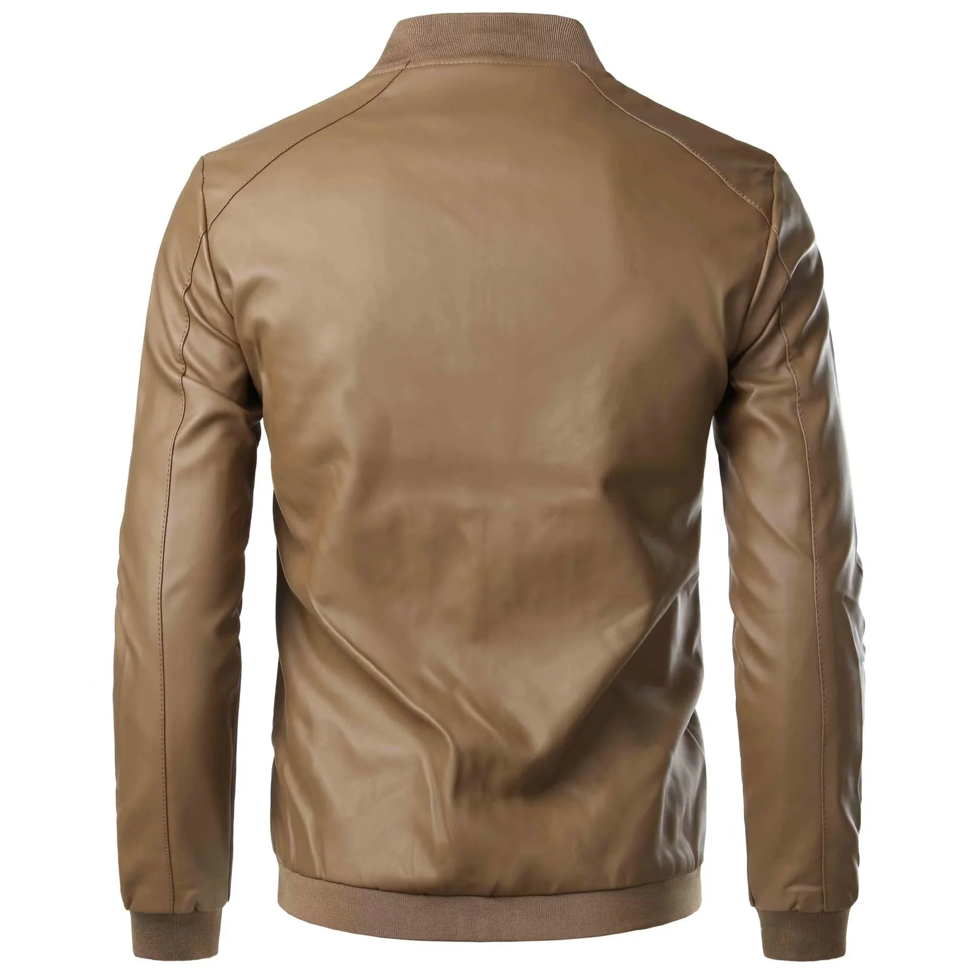 Men's Leather Jacket For Biker Distressed Genuine Lambskin Top Quality Material - Wholesale Price_voghion.com