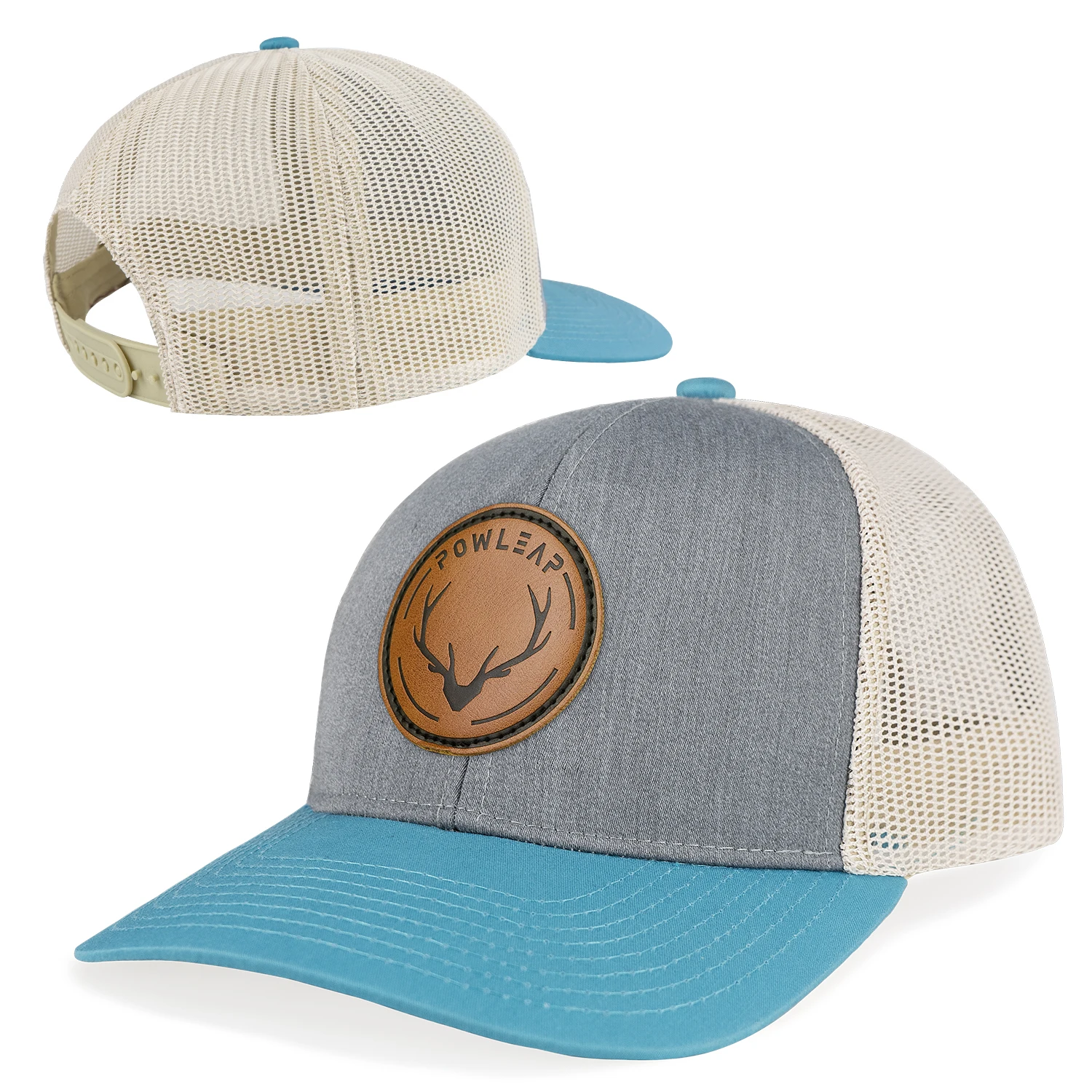 Cross Leather Patch Mesh Cap｜SUPPLIER｜キャップ