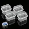 Caja transparente para 4 viales de 3 ml