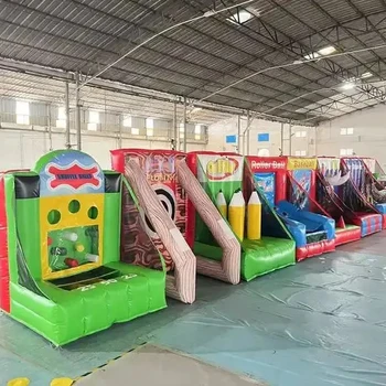 Hot sale 8 in 1 carnival games newly designed exciting inflatable kids carnival games