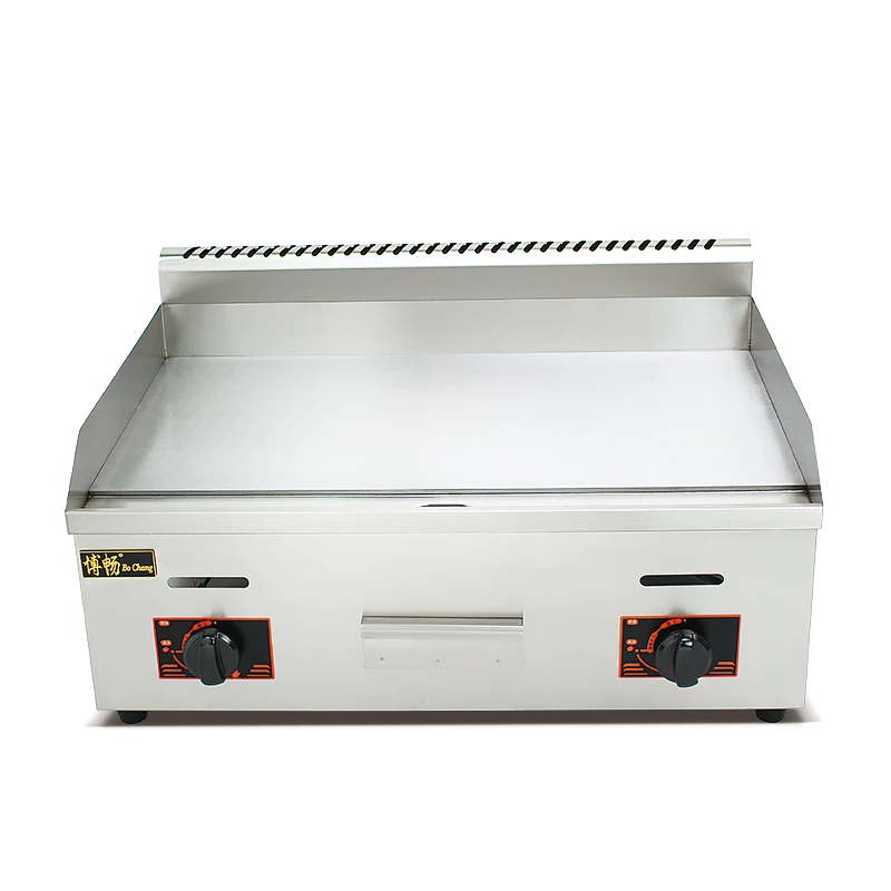 Hot Sale Commercial Griddle Grill Gas Kitchen Catering Equipment Flat Plate  Gas Griddle Counter Top Gas Griddle