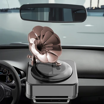 Solar Horn Metal Creative Car Air Freshener Perfume Deodorant Aromatherapy for Cars Made of Durable Aluminium Alloy