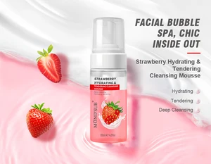 Private Label Custom Hydrating Sensitive Skin Foaming Face Pore Rose Cleansing Facial Cleanser on Beauty Products Manufacturer
