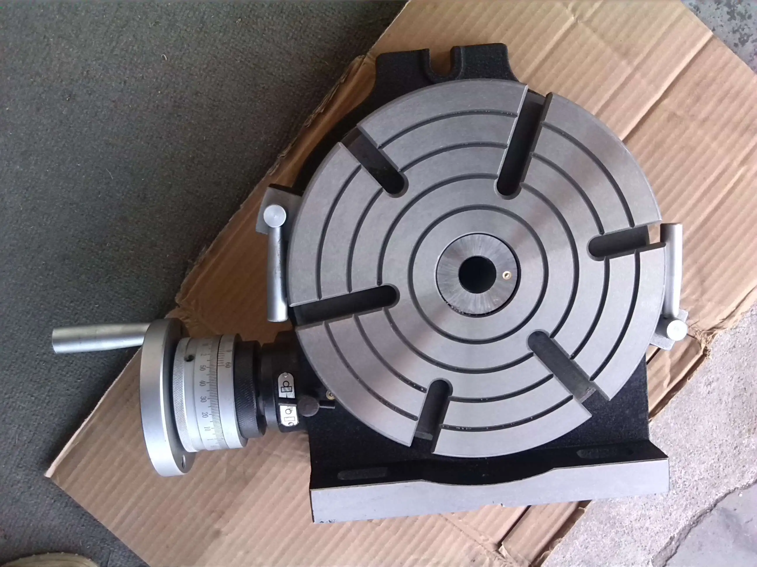 CNC Milling Rotary Indexing Table 8'' 10'' TSL250 Machine Rotary Table ...