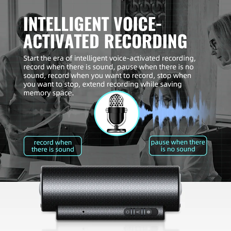 Hot Sale Q76 Digital Audio Voice Recorder Portable MP3 Format Device USB Interface Long 500 Hours Standby Sound Activated