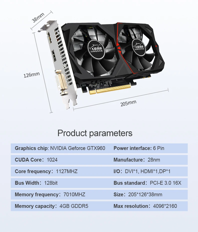 Jingsha Wholesale Price External Geforce Gtx Graphics Card With 128 Bit Gtx 960 4gb Buy Gtx 960 4gb Geforce Gtx Graphic Card External Graphics Card Product On Alibaba Com