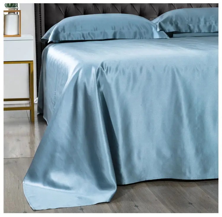 100% чистый шелк Mulberry 6a, 19 мм, 22 мм, шелковое постельное белье, простыня размером Queen/King/Cal/King
