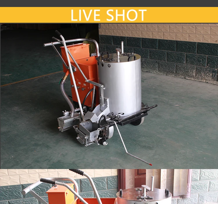 Large Capacity Road Thermoplastic Paint Line Marking Equipment China Machinery Road Line Marking Machine