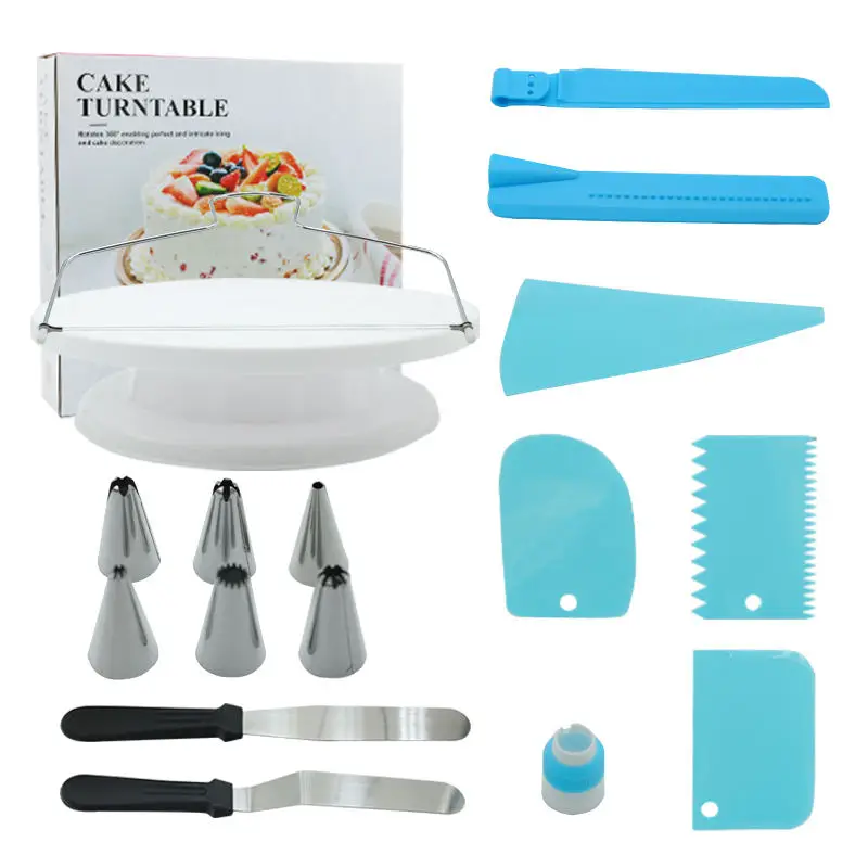 Bakest 16 Pcs Plastic Cake Decorating Tools Set Can Chose Plastic Decorating Supplies Cake Baking Pastry Tools
