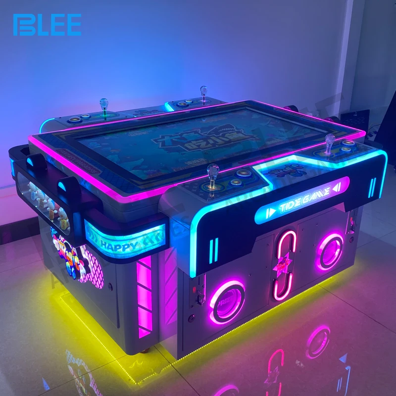 Amusement Park Coin Operated Game Machine Big Fish Eat Small Fish Arcade Video Game Machine for 4 Players