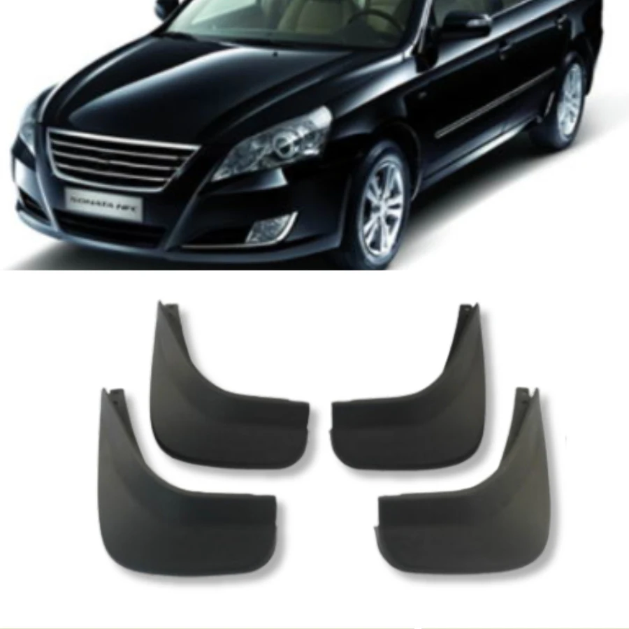 TIYPEOR Splash Mud Guard Standard Size Mudflap Car Splash Guard Mudflaps for Hyundai Sonata NF 2007 - 2010 2008 2009
