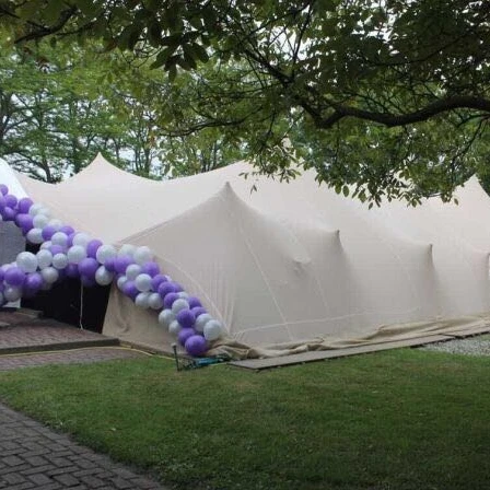 Best Selling Sieco Waterproof 560G PVC Aluminum Frame Fire Resistant Stretch Tents for Party Event Weddings