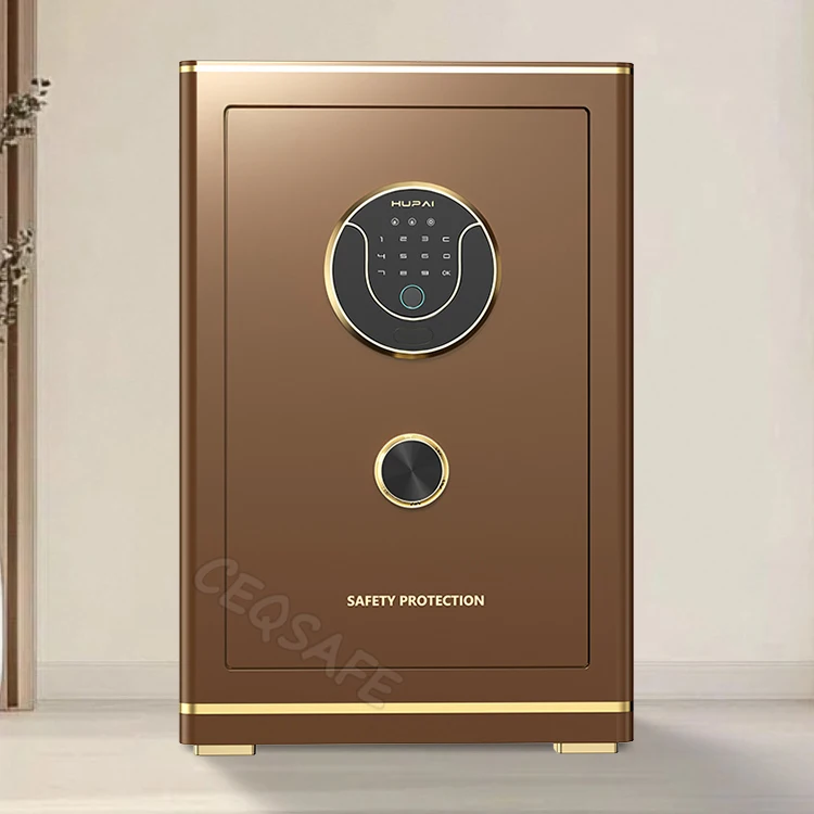 CEQSAFE All Steel Large Anti-Theft Fireproof Safe Box with Fingerprint Password Remote WIFI Access for Home Office Documents