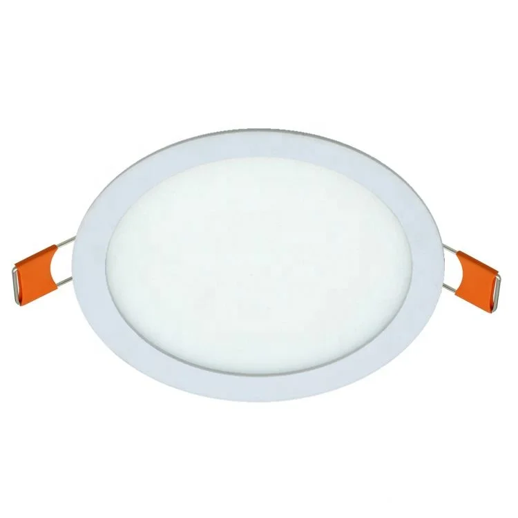 Shenzhen round 15w cheap ceiling light recessed ultra slim led panel downlight for kitchen