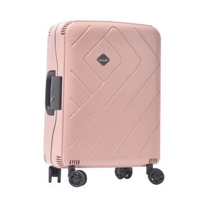 PP 4 PCS Luxury Luggage Sets with Cosmetic Case Spinner Aluminium Trolley Suitcase Carry-On TSA Lock