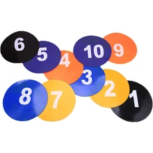 Wholesale Numbered Flat Disc Cones Soccer Training Sport Markers