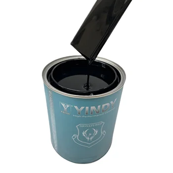 Wholesale of Low Price High Quality Dark Black Automobile Repair Paint Automobile Liquid Acrylic Coating Paint 1K Paint