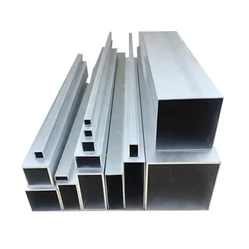 Hot sale 6061 6063 7075 aluminium square tube rectangle aluminium pipe wood finish