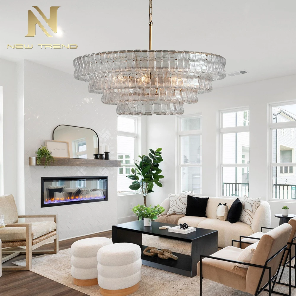 CPL-459 Bespoke Brass & Glass Lantern Chandelier | Custom High Ceiling Project Lighting for Hotel Foyer Glass Chandelier