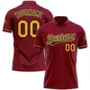 Crimsonyellow  Navy Text