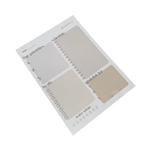 Customizable Printing Stationery 120g Paper Memo Pads A4 A5 A6 Daily Checklist Priority to Do List Desk Notepad