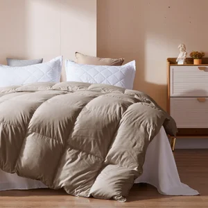 Customised Hotel Quality Comfort 100% Cotton Duvet All Season Quilted Bedding Duck Down Insert Quilt Bed king Size Set