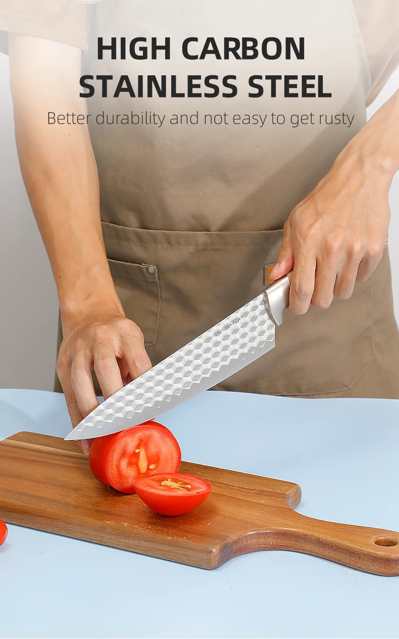 6piece Highcarbon Stainless Steel Kitchen Knife Set Steak Knives